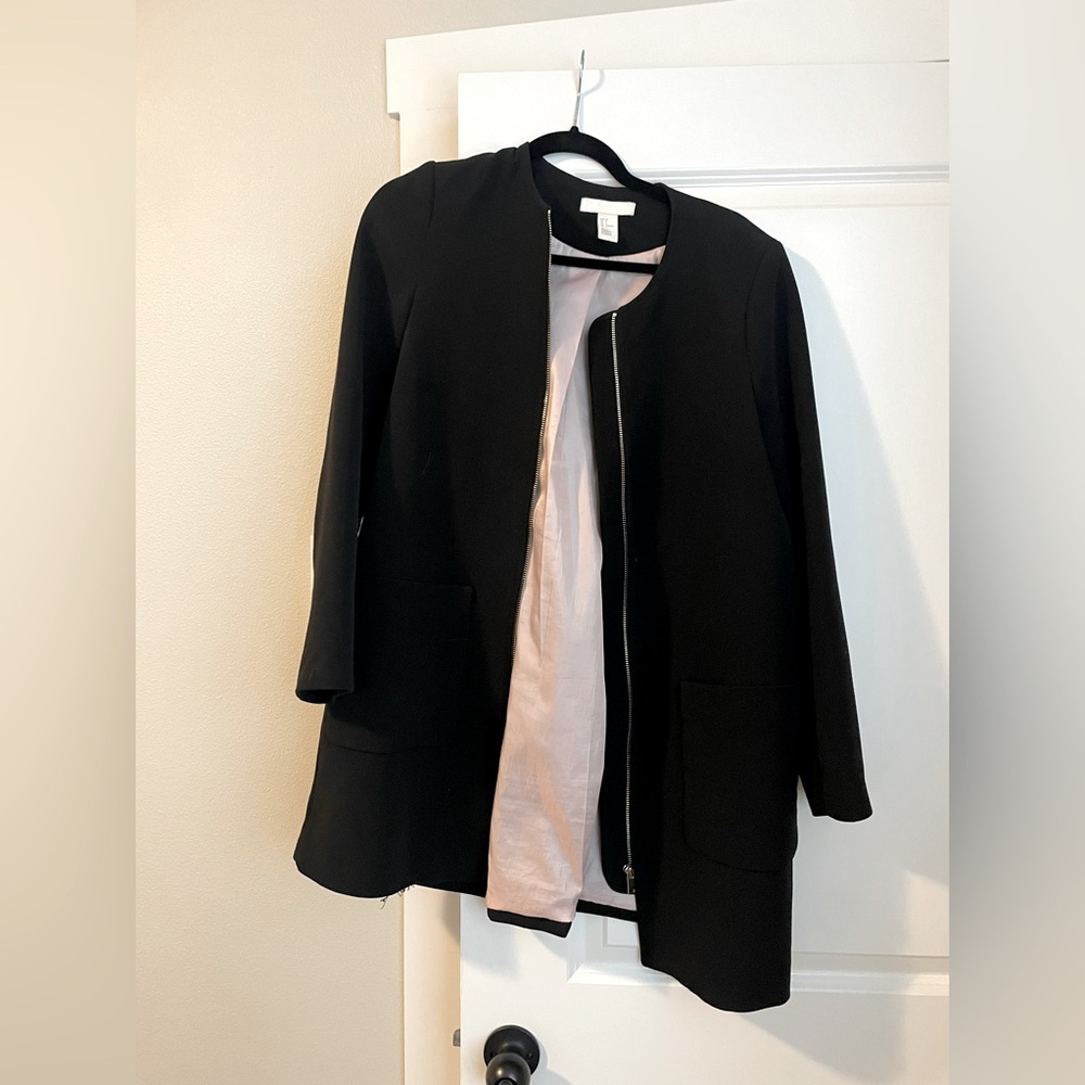 Black long jacket